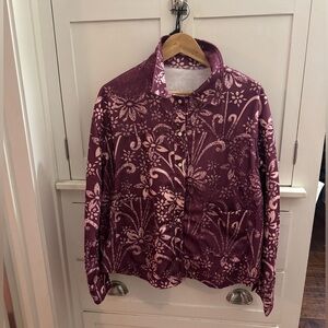 Floral Purple and Pink Jacket